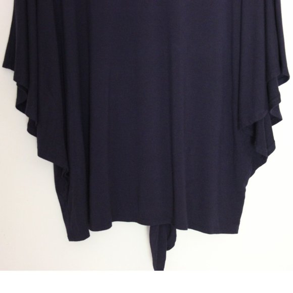 NWOT Plus Democracy Navy Embroidered Top Size 1X - Picture 7 of 9